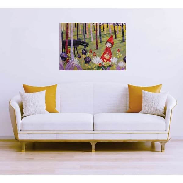 Canvastavla - Tadessi - M1-No.50346 - Barn - Brun - Beige - Canvas på bårram - Saga - Djur - 70 x 50 cm