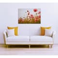 Miniatyrbild 3 av 4: Canvastavla - Tadessi - M1-No.50035 - Blommor - Röd - Grön - Blommor - Natur - Canvas på bårram - 90 x 60 cm