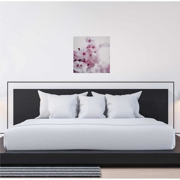 Canvastavla - Tadessi - Blommor - M1-No.50502 - Blommor - Rosa - Vit - Canvas på bårram - Natur - 50 x 50 cm