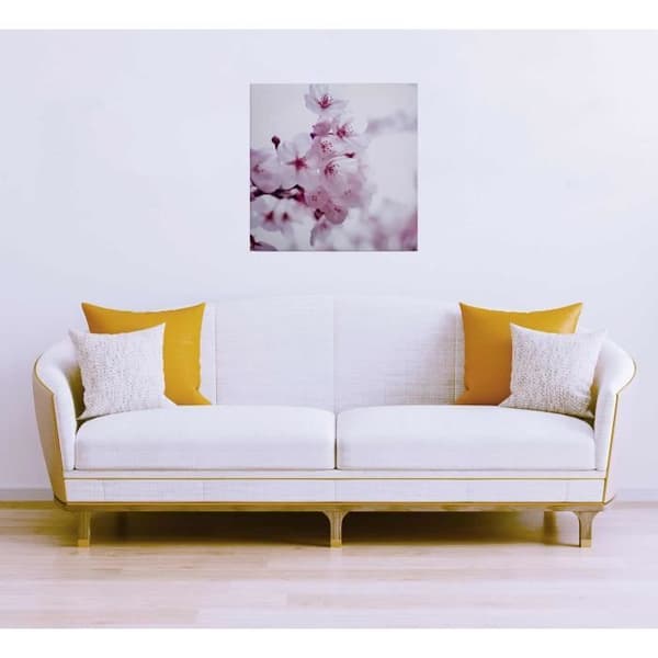 Canvastavla - Tadessi - Blommor - M1-No.50502 - Blommor - Rosa - Vit - Canvas på bårram - Natur - 50 x 50 cm