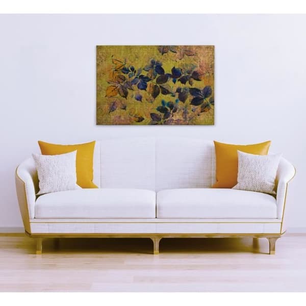 Canvastavla - Tadessi - M1-No.50227 - Blommor - Gul - Orange - Canvas på ram - - 90 x 60 cm