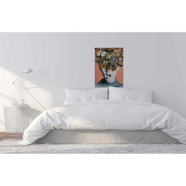 Canvastavla - Tadessi - M1-No.50423 - Konst - Grön - Orange - Canvas på bårram - Människan - 50 x 70 cm