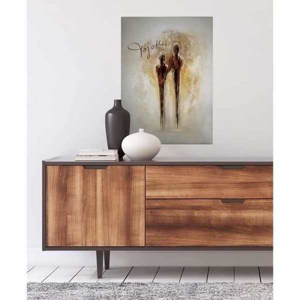 Canvastavla - Tadessi - M1-No.50402 - Konst - Guld - Svart - Canvas på ram - Människan - 50 x 70 cm