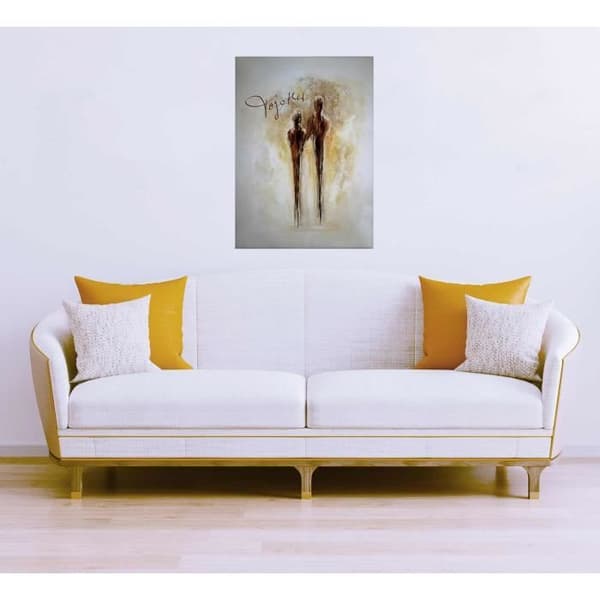 Canvastavla - Tadessi - M1-No.50402 - Konst - Guld - Svart - Canvas på ram - Människan - 50 x 70 cm