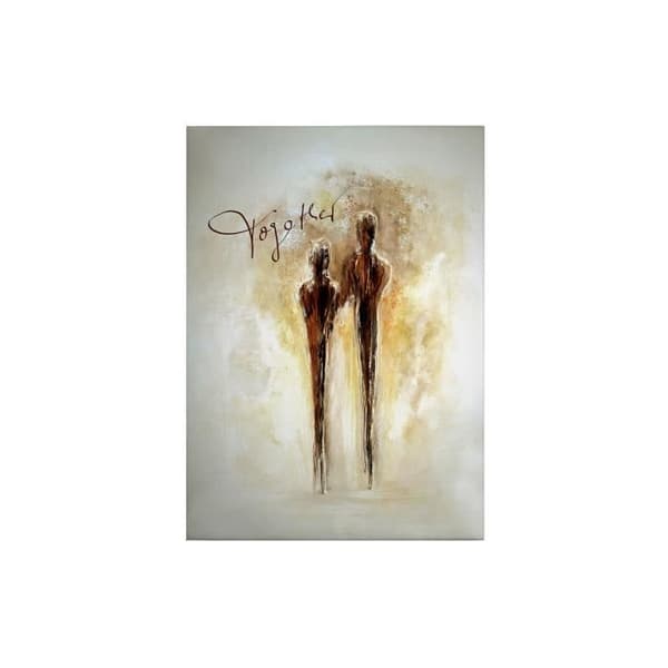 Canvastavla - Tadessi - M1-No.50402 - Konst - Guld - Svart - Canvas på ram - Människan - 50 x 70 cm