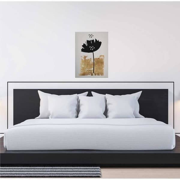 Canvastavla - Tadessi - M1-No.50398 - Konst - Svart - Guld - Canvas på ram - Natur - 50 x 70 cm