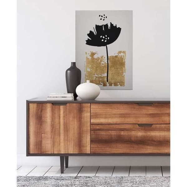 Canvastavla - Tadessi - M1-No.50398 - Konst - Svart - Guld - Canvas på ram - Natur - 50 x 70 cm