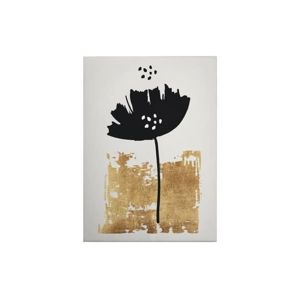 Canvastavla - Tadessi - M1-No.50398 - Konst - Svart - Guld - Canvas på ram - Natur - 50 x 70 cm