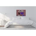 Miniatyrbild 4 av 4: Canvastavla - Tadessi - M1-No.50196 - Abstrakt - Röd - Lila - Geometrisk - Canvas på ram - 90 x 60 cm