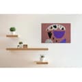 Miniatyrbild 2 av 4: Canvastavla - Tadessi - M1-No.50196 - Abstrakt - Röd - Lila - Geometrisk - Canvas på ram - 90 x 60 cm