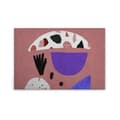 Miniatyrbild 1 av 4: Canvastavla - Tadessi - M1-No.50196 - Abstrakt - Röd - Lila - Geometrisk - Canvas på ram - 90 x 60 cm