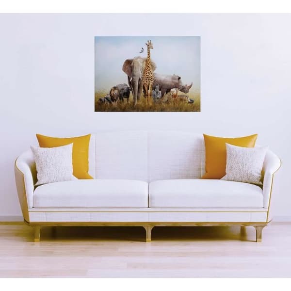 Canvastavla - Tadessi - M1-No.50352 - Djur - Blå - Grön - Canvas på ram - Afrika - 70 x 50 cm