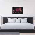 Miniatyrbild 4 av 4: Canvastavla - Tadessi - M1-No.50235 - Blommor - Rosa - Svart - Blommor - Canvas på bårram - 90 x 60 cm