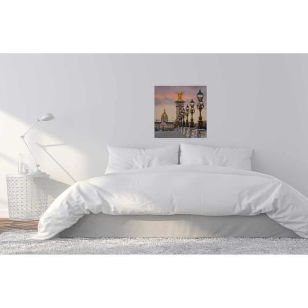 Dukmålning - Tadessi - M1-No.50529 - Turistplatser - Beige - Guld - Duk på bår - - 50 x 50 cm