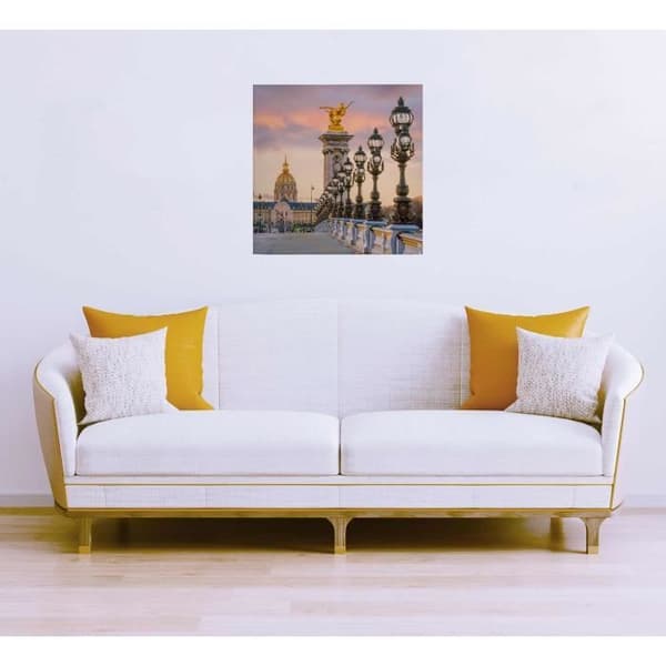 Dukmålning - Tadessi - M1-No.50529 - Turistplatser - Beige - Guld - Duk på bår - - 50 x 50 cm