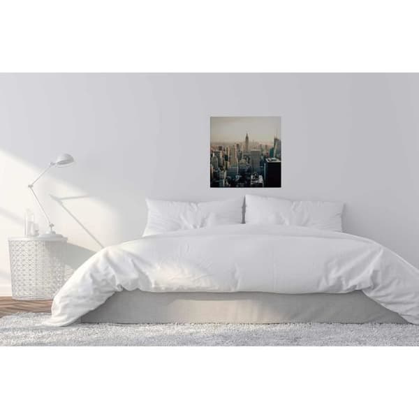 Canvastavla - Tadessi - M1-No.50535 - Turistplatser - Blå - Brun - Canvas på ram - New York - 50 x 50 cm