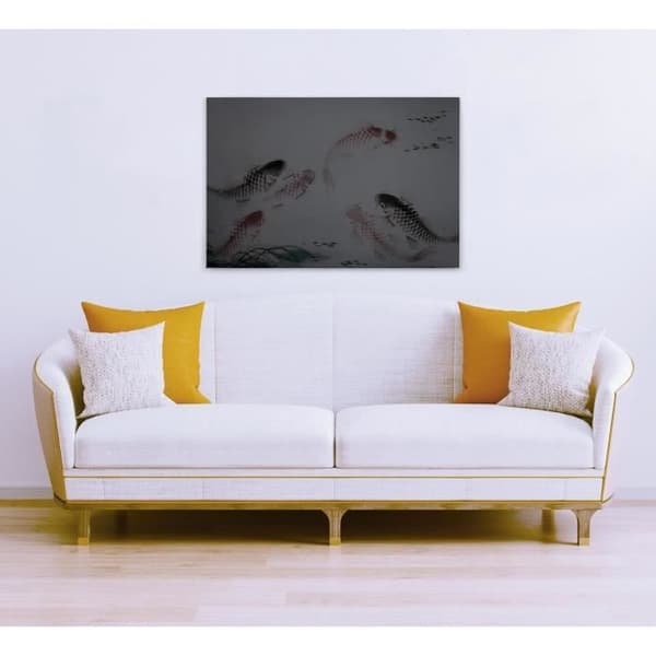 Canvastavla - Tadessi - M1-No.50147 - Fisk - Grå - Brun - Canvas på ram - Djur - 90 x 60 cm