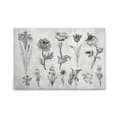 Miniatyrbild 1 av 4: Canvastavla - Tadessi - M1-No.50110 - Blommor - Grå - Svart - Rustik stil - Canvas på bårram - 90 x 60 cm