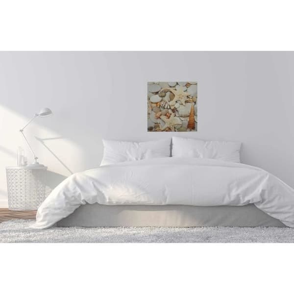 Canvastavla - Tadessi - M1-No.50515 - Marin - Beige - Canvas på bår - Skal - - 50 x 50 cm