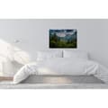 Miniatyrbild 4 av 4: Canvastavla - Tadessi - Skog - M1-nr.50048 - Träd - Landskap - Grön - Grå - Canvas på bårram - 90 x 60 cm