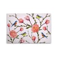Miniatyrbild 1 av 4: Canvastavla - Tadessi - M1-No.50012 - Blommor - Rosa - Grön - Fågel - 90 x 60 cm