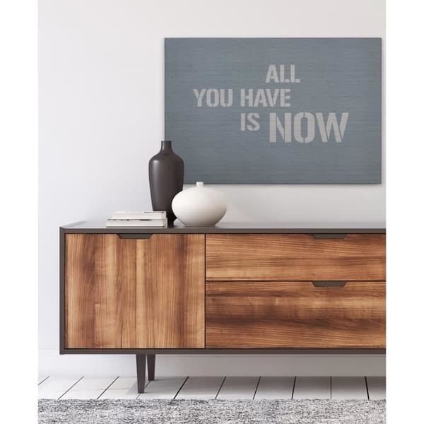 Canvastavla - Tadessi - M1-No.50169 - Citat - Grå - Blå - Canvas på ram - Motivation - 90 x 60 cm