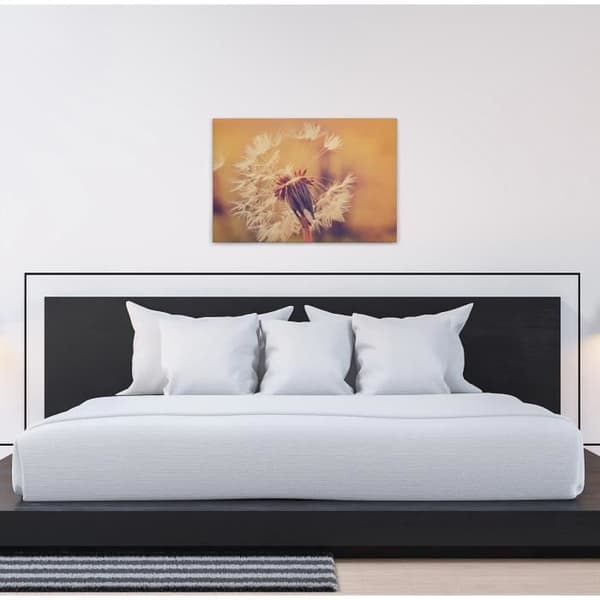 Canvastavla - Tadessi - Trädgård - M1-nr.50033 - Blommor - Maskros - Orange - Gul - Natur - 90 x 60 cm