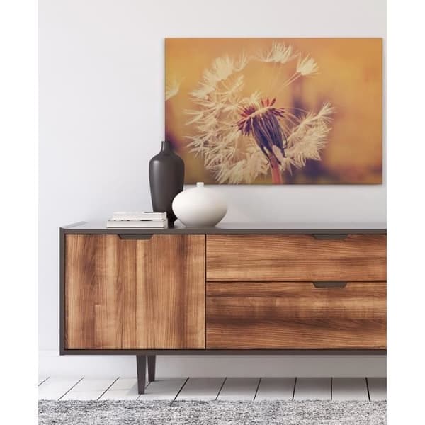 Canvastavla - Tadessi - Trädgård - M1-nr.50033 - Blommor - Maskros - Orange - Gul - Natur - 90 x 60 cm