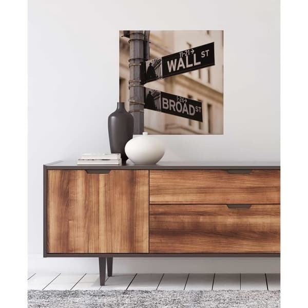 Canvastavla - Tadessi - M1-No.50533 - Turistplatser - Svart - Vit - Canvas på ram - New York - 50 x 50 cm