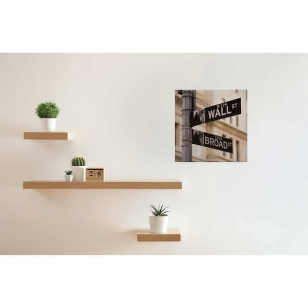 Canvastavla - Tadessi - M1-No.50533 - Turistplatser - Svart - Vit - Canvas på ram - New York - 50 x 50 cm