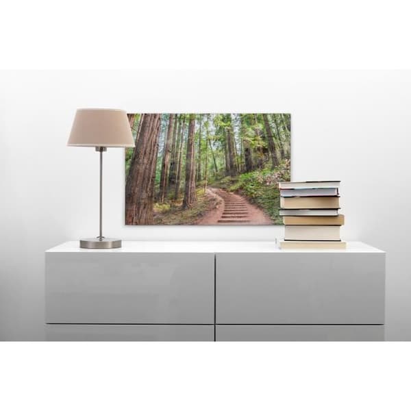 Canvastavla - Tadessi - Skog - M1-nr.50051 - Träd - Djur - Grön - Brun - Canvas på bårram - 90 x 60 cm