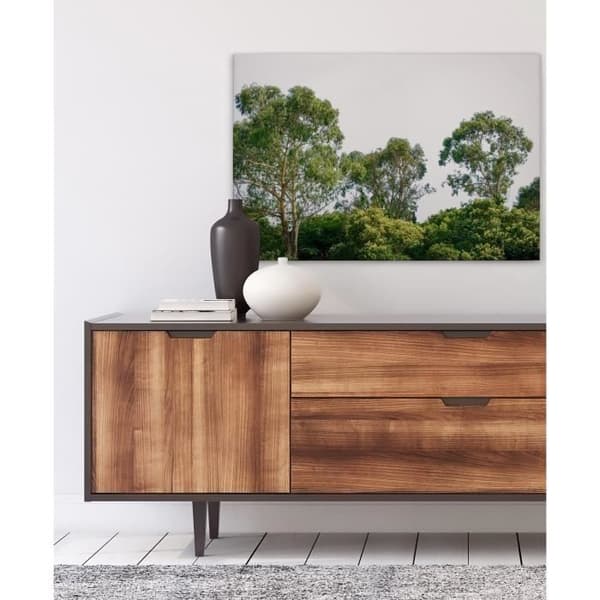 Canvastavla - Tadessi - Skog - M1-nr.50037 - Träd - Grön - Vit - Canvas på bårram - Natur - 90 x 60 cm
