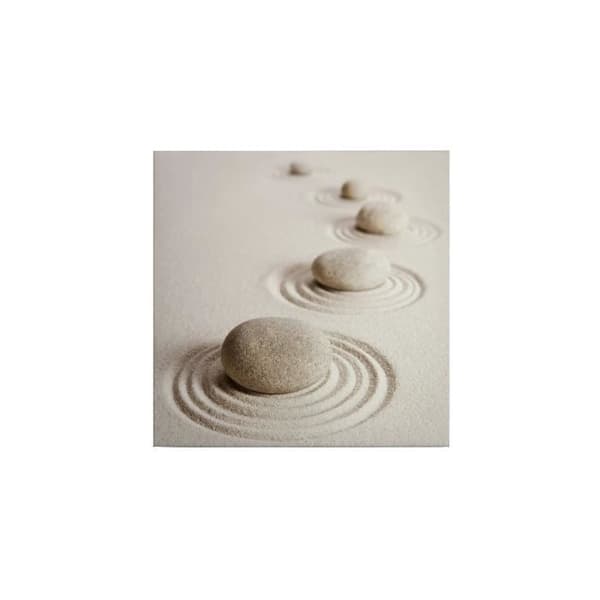 Canvastavla - Tadessi - M1-No.50513 - Marin - Beige - Canvas på bår - Sten - Stranden - 50 x 50 cm