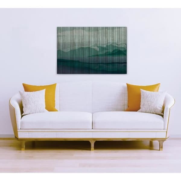 Canvastavla - Tadessi - M1-No.50206 - Landskap - Grön - Canvas på ram - Berg - - 90 x 60 cm
