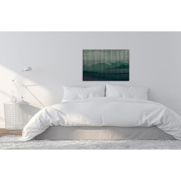 Canvastavla - Tadessi - M1-No.50206 - Landskap - Grön - Canvas på ram - Berg - - 90 x 60 cm