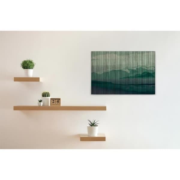 Canvastavla - Tadessi - M1-No.50206 - Landskap - Grön - Canvas på ram - Berg - - 90 x 60 cm