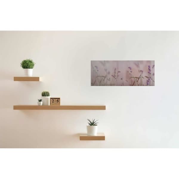 Canvastavla - Tadessi - Blommor - M1-nr.50463 - Blommor - Lila - Grå - Canvas på ram - Lavendel - 100 x 40 cm
