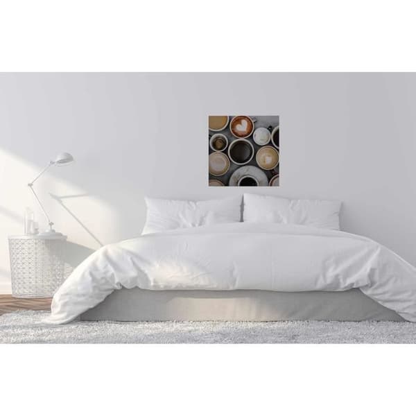 Canvasbild - Tadessi - Drycker - M1-No.50521 - Mat - Brun - Beige - Canvas på bårram - Kaffe - 50 x 50 cm