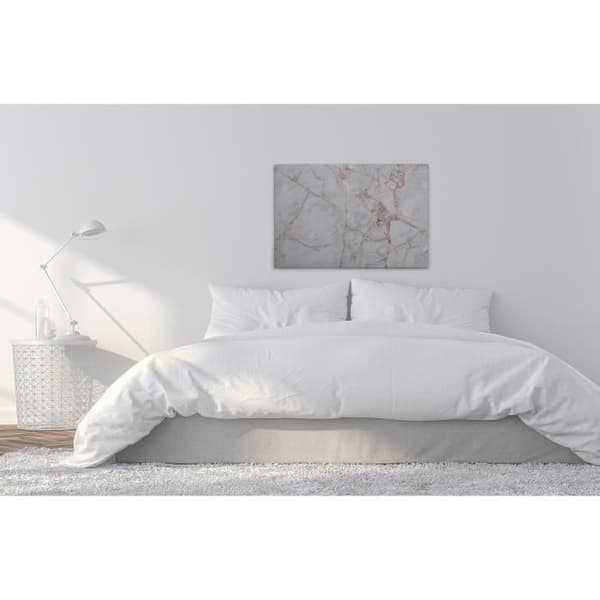 Canvastavla - Tadessi - Stil - M1-No.50028 - Design - Marmor - Guld - Vit - 90 x 60 cm