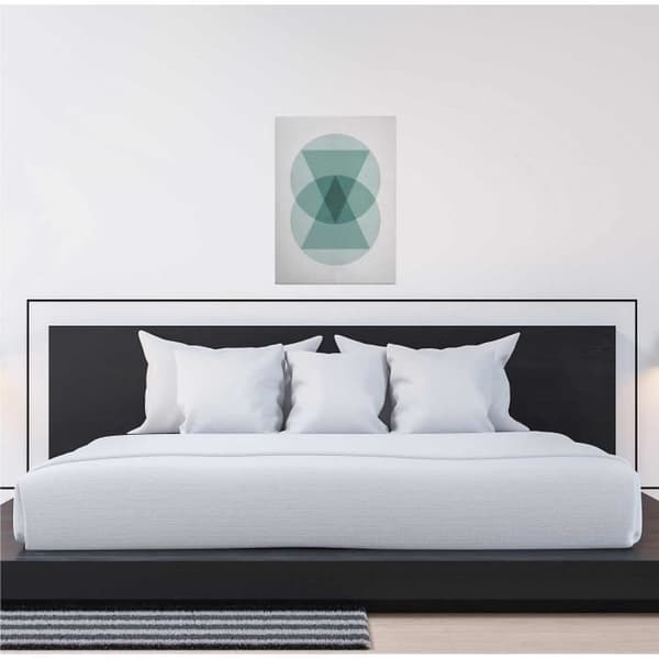 Canvastavla - Tadessi - M1-No.50405 - Grafik - Blå - Vit - Canvas på ram - Geometrisk - 50 x 70 cm