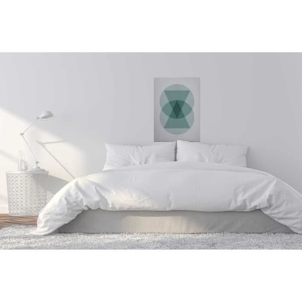 Canvastavla - Tadessi - M1-No.50405 - Grafik - Blå - Vit - Canvas på ram - Geometrisk - 50 x 70 cm