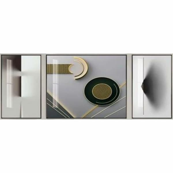 modern abstrakt ram (240 x 3 x 80 cm)