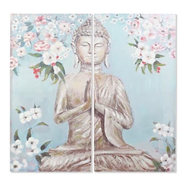DKD Home Decor Buda Canvas Ram (70 x 3 x 140 cm) (2 st)