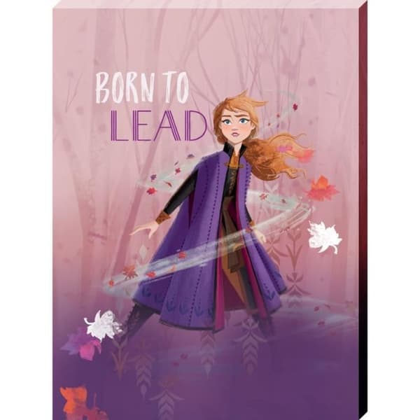 Tryckt tyg - DISNEY - Frozen 2 - Born to Lead Anna - 30 x 40 cm - Väggdekoration