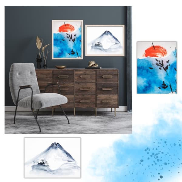 Bomuld lærred maleri panel bord lærred 260g Phoenix 50x40cm