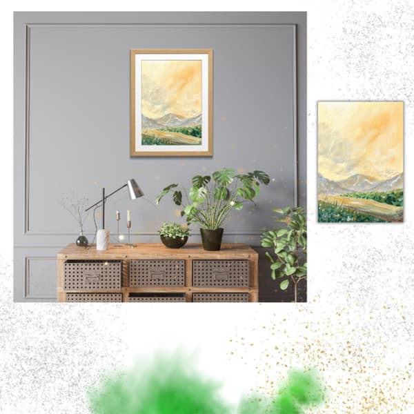 Bomuld lærred maleri panel bord lærred 260g Phoenix 50x40cm