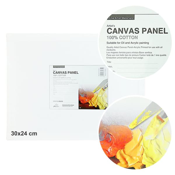 Bomuld lærred maleri panel bord lærred 260g Phoenix 24x30cm