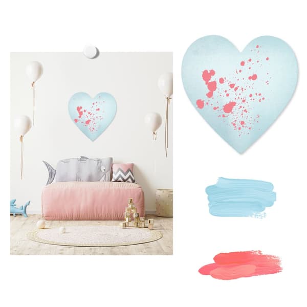 HEART PREMIUM kangasmaalaus puuvillakangas 350g Phoenix 20cm
