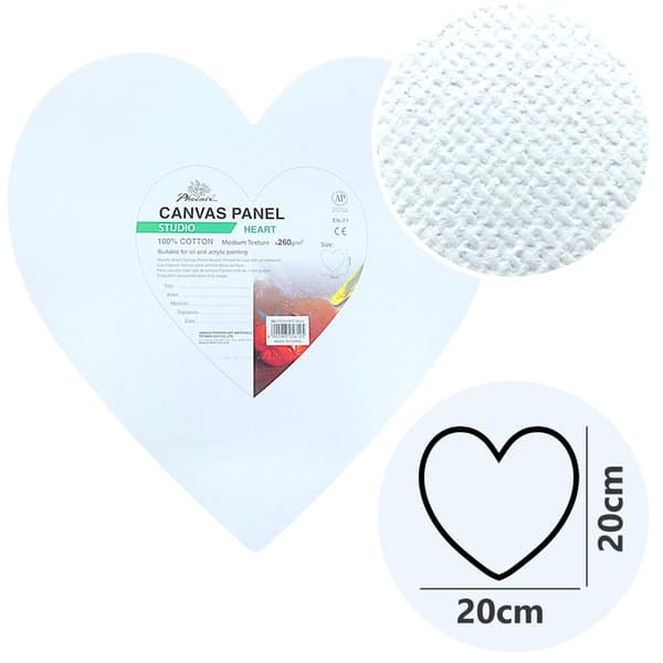 SYDÄN PANEELI canvas tasamaalaus puuvillakangas 260g Phoenix 20cm
