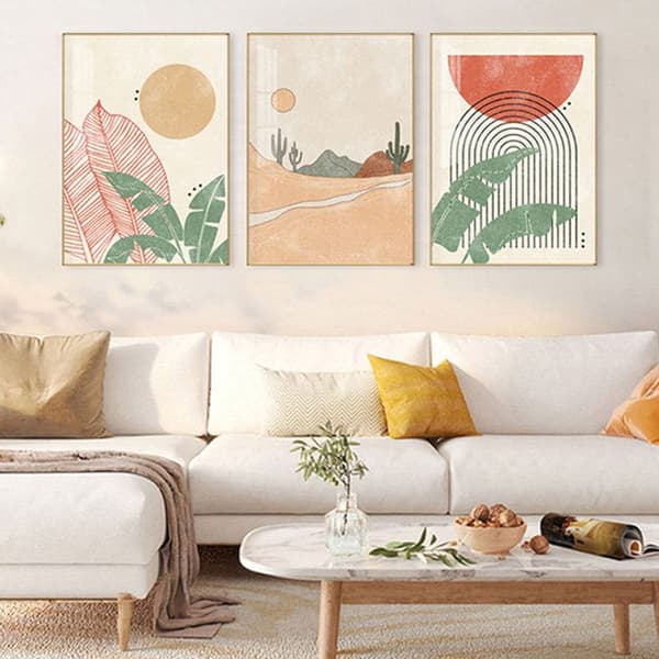 TD® Canvas Painting Set med 3 42x60cm klar bild